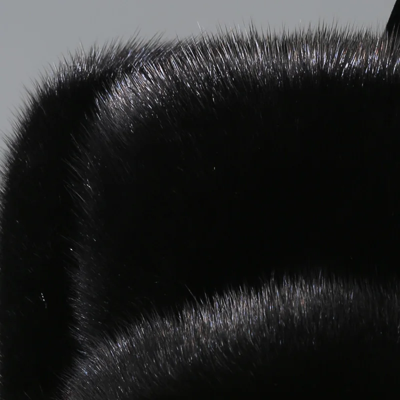 2018 зимние супер теплые шоу Мужские ушные муфты Рекс норковые меховые русская