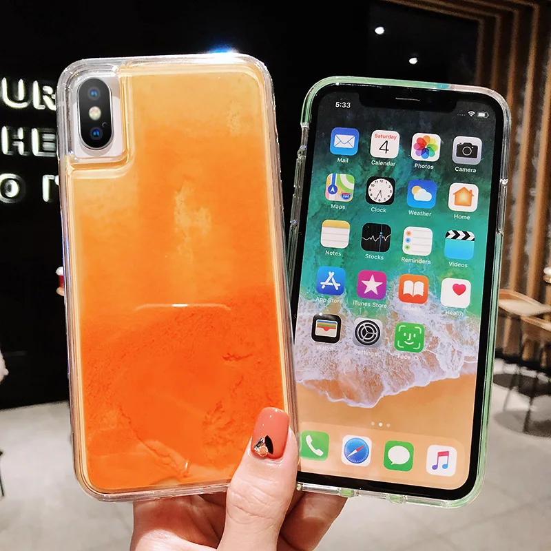 Чехол для iPhone 11 11Pro Max X Xs Xr 7 8 Plus 6 6s светящийся силиконовый чехол Capinha Capa ipone ip Coque Fundas