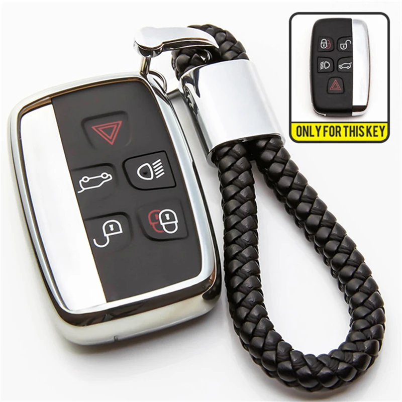 ТПУ чехол для автомобильного ключа LAND ROVER LR4 Range Rover Sprot Evoque Discovery 3 4 Freelander 5