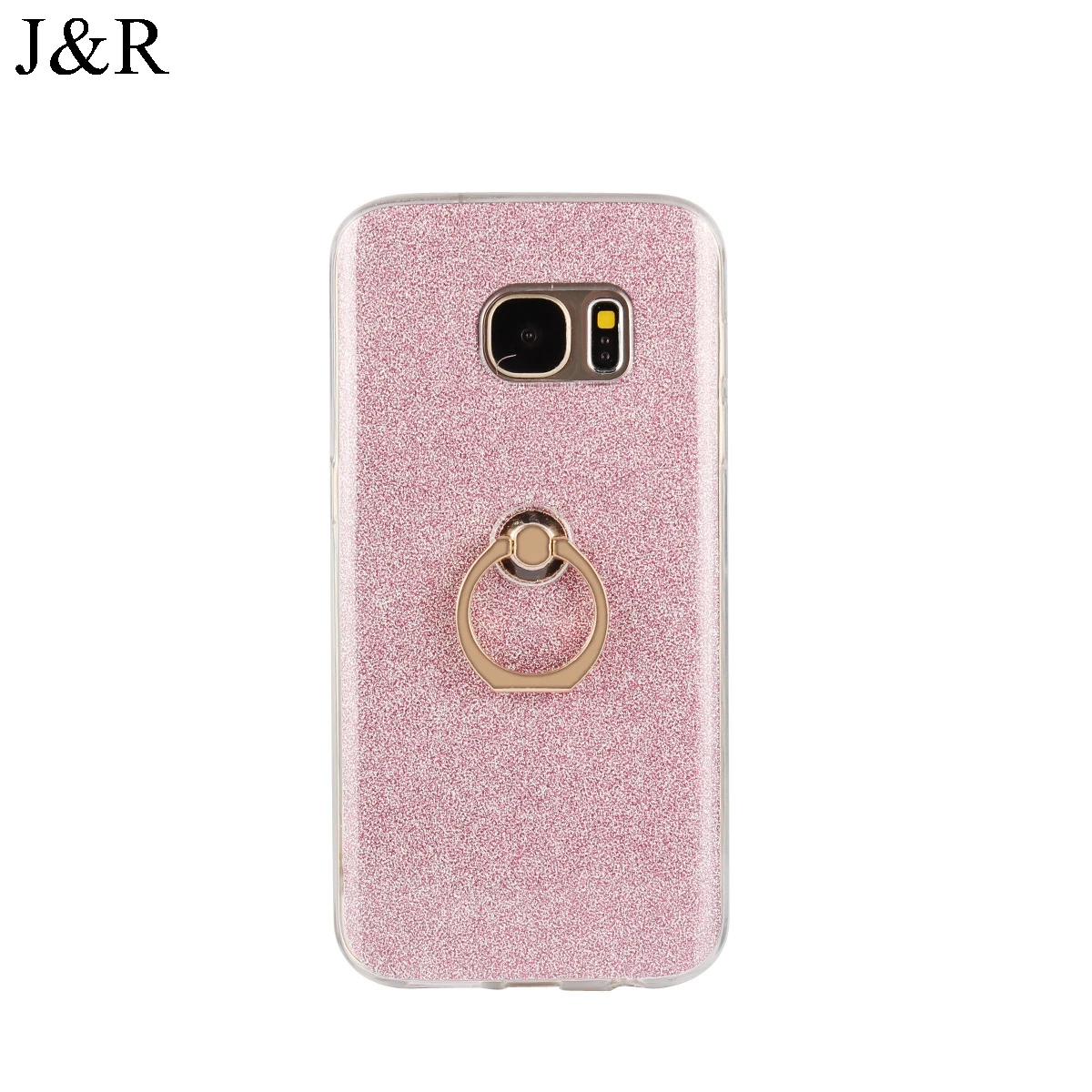 Чехол для Samsung Galaxy S7 G930 G930F Bling ТПУ мягкий блеск Шинг защитный с палец кольцо 5.1&quot |