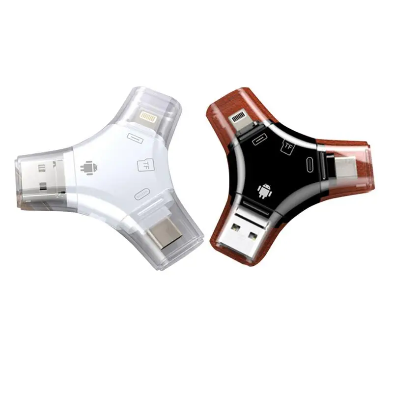 4-в-1 Микро устройство чтения карт памяти Универсальный USB флэш-диск Тип-C ПК OTG кард-ридер для ПК, ноутбука, настольного компьютера