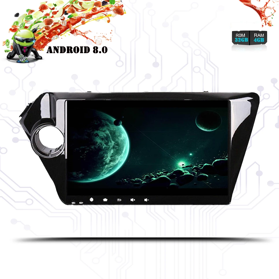 Сменный 8-дюймовый 4 Pin 1 стеклянный сенсорный экран панель для DVD-плеера GPS