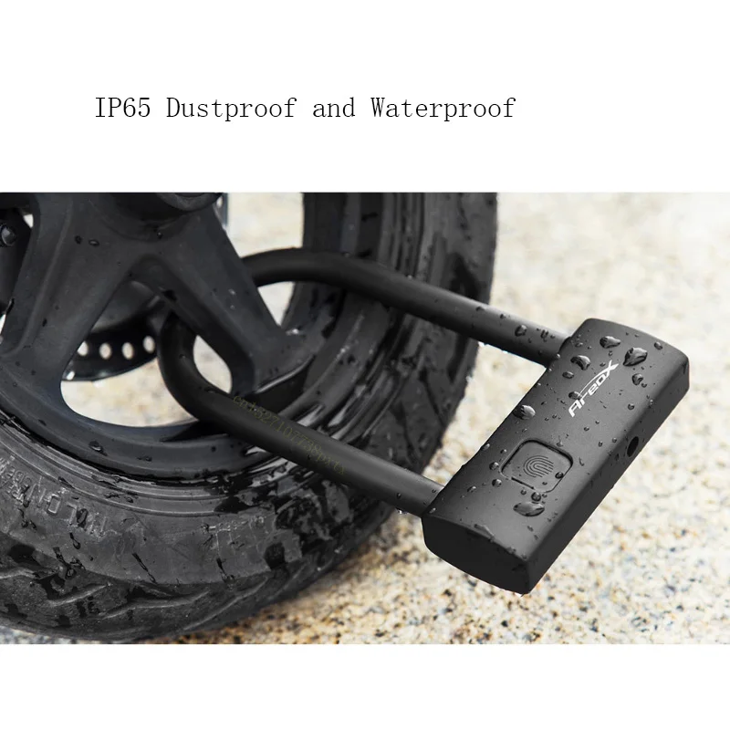 XIAOMI Mijia AreoX Intelligent Fingerprint U Lock U8 locker sliding door Car Motorcycle Bike padlock window Password Waterproof