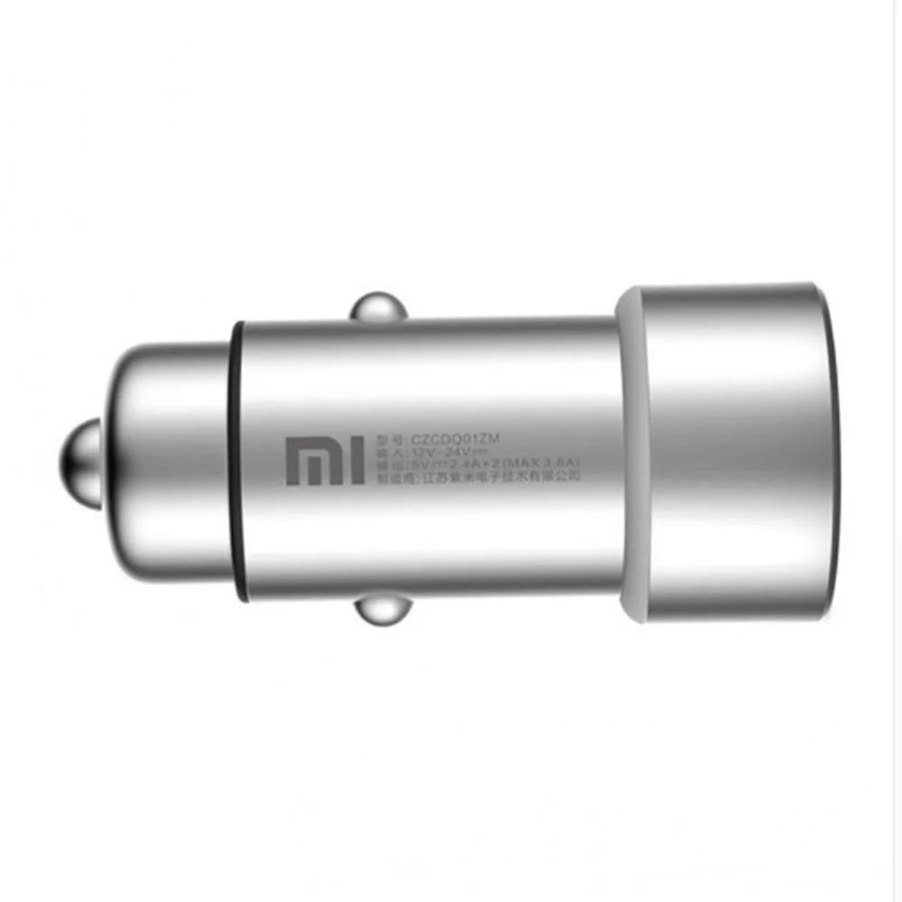 2018 оригинальное автомобильное зарядное устройство Xiaomi Mi Dual USB Max 5 V/3.5A