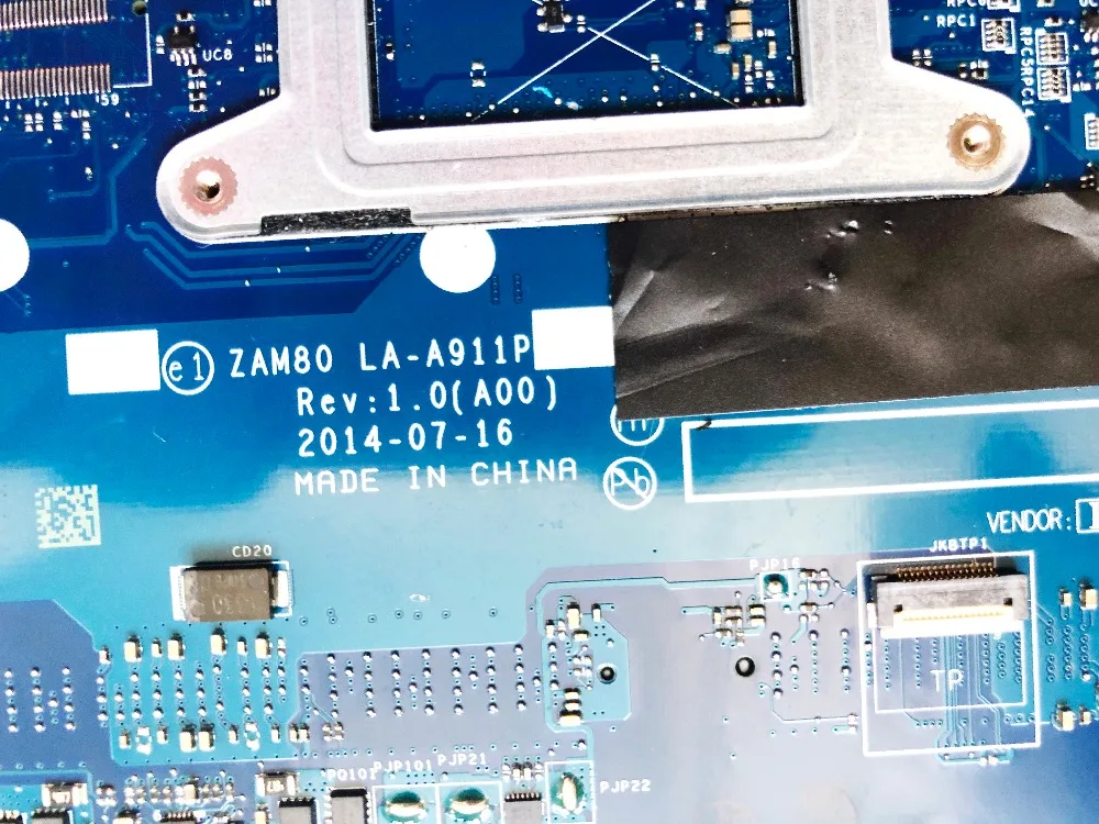 Для Dell E5550 Материнская плата ноутбука EE5550 I5-5300U ZAM80 LA-A911P испытанное хорошее