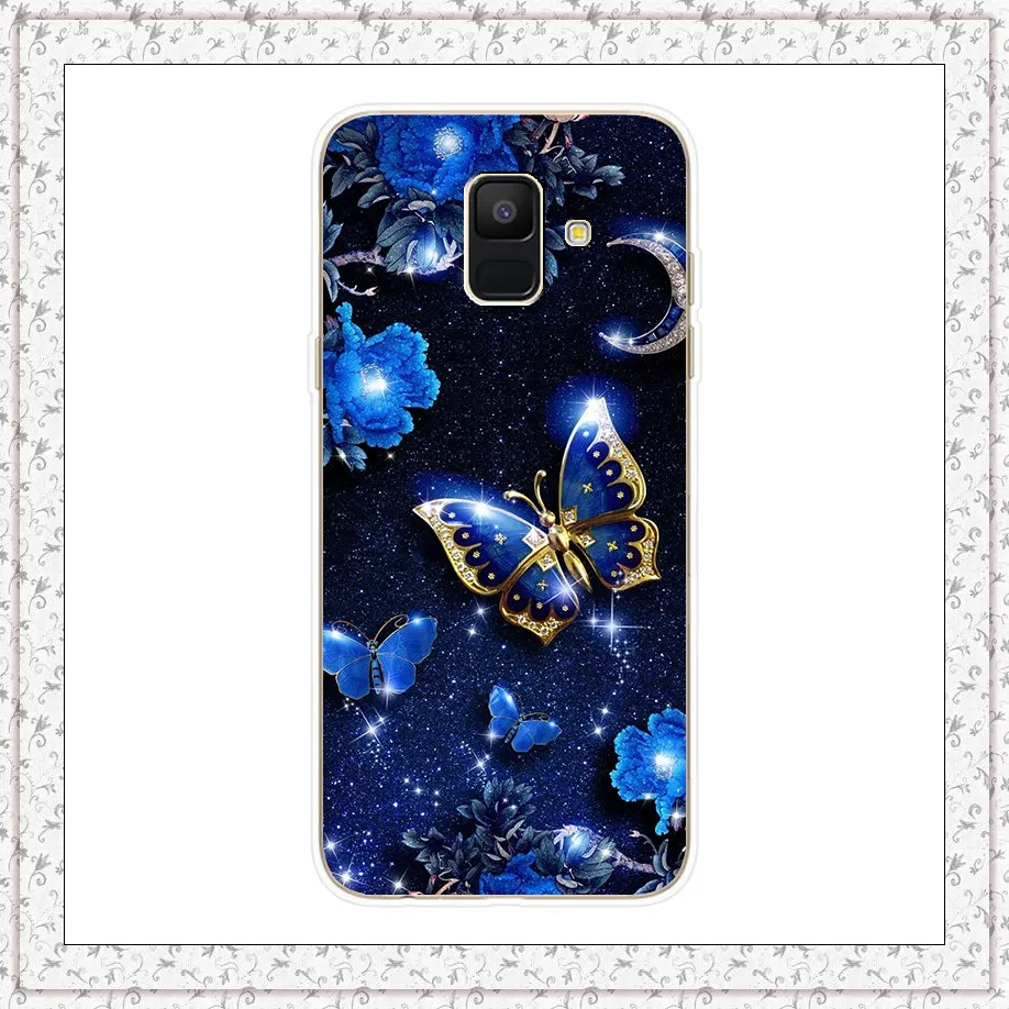 shand Для samsung Galaxy A6 чехол 5,6 'Мягкий силиконовый чехол для телефона чехол s для samsung A 6 Plus A 600 610 F Сумочка для телефона чехол - Цвет: shand