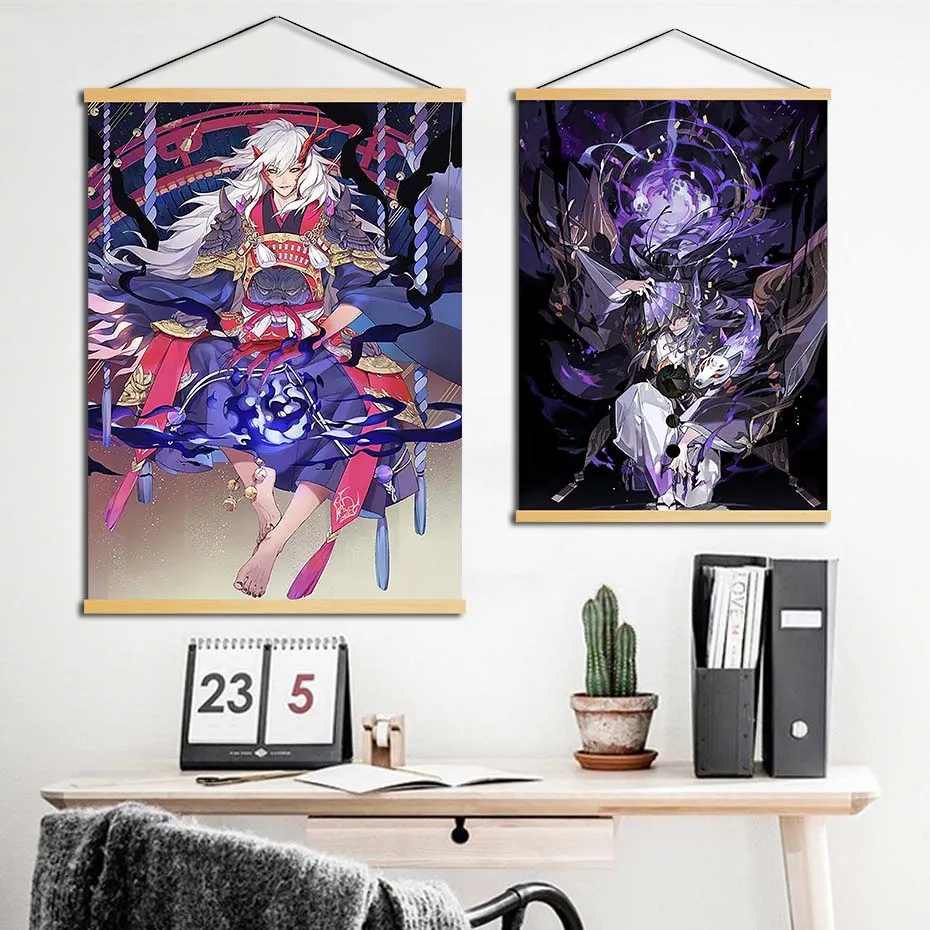 Настенная картина Onmyoji с принтом для украшения дома в современном стиле из игры
