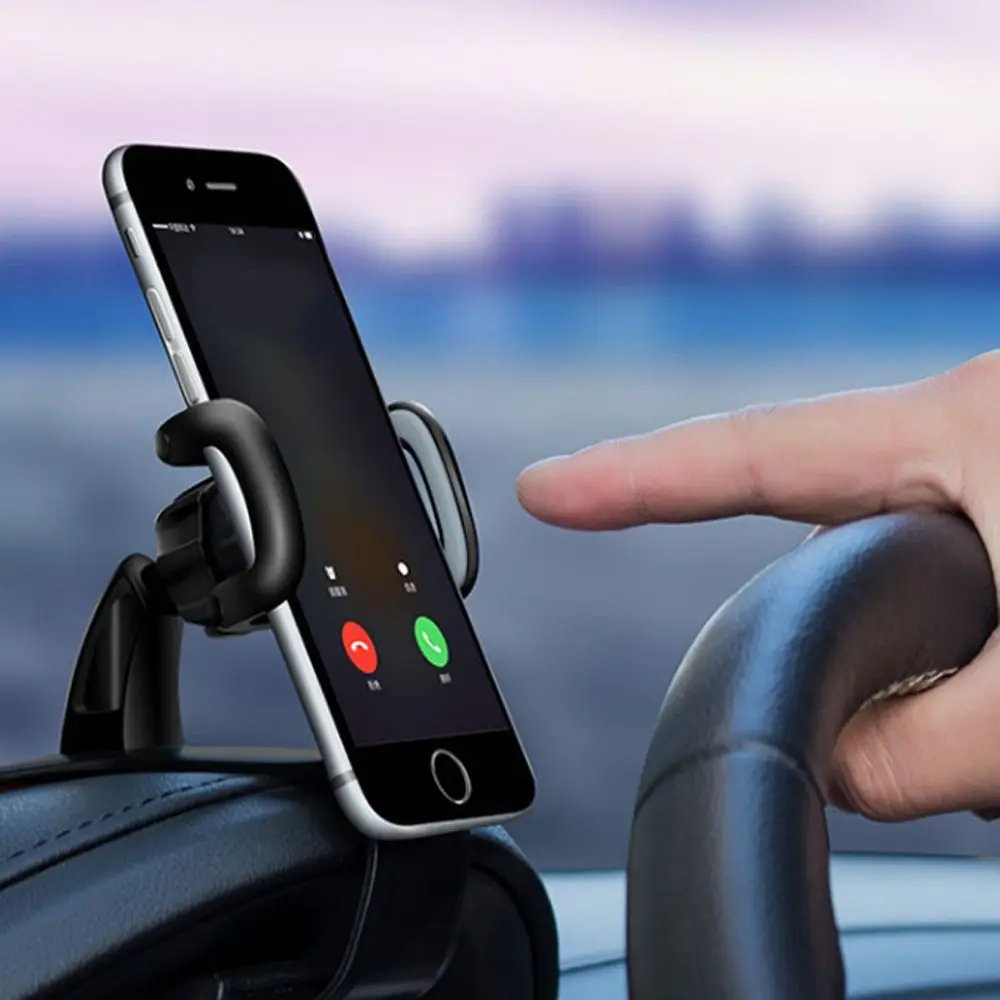 Автомобильный Универсальный кронштейн с дисплеем на 360 градусов, регулируемое крепление на приборную панель для мобильного телефона, gps подставка, автомобильный держатель для телефона, автомобильные аксессуары