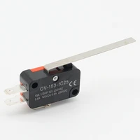 10pcslot ov 153 1c25 limit switches long straight hinge lever type spdt micro switch mayitr for electronic measuring appliance