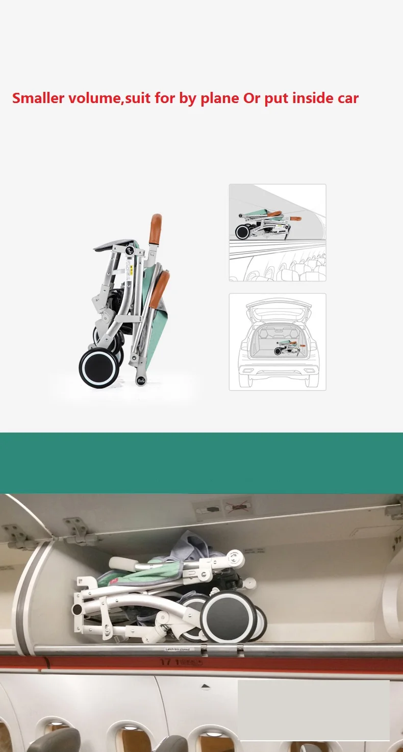 Портативная Складная мини коляска для детей новинка 2018 года|Легкая коляска| |