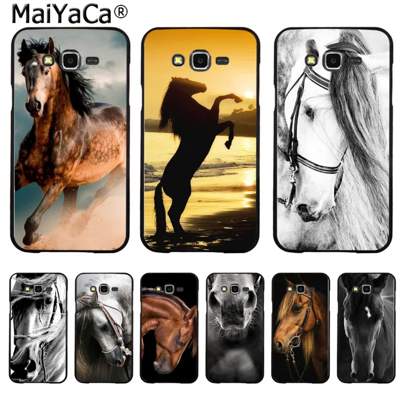 MaiYaCa runing horse хит продаж модный веселый динамичный черный силиконовый мягкий tpu