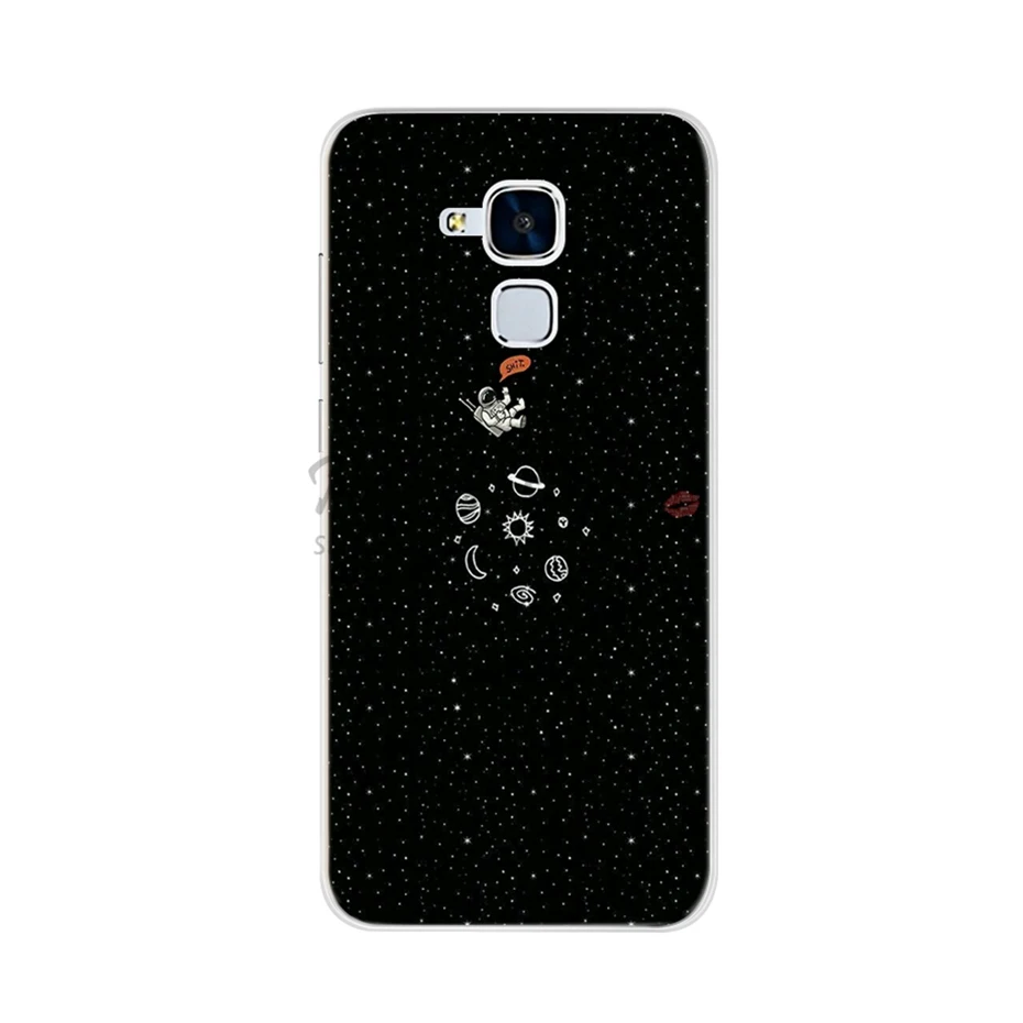 Флуоресцентный зеленый Чехол-накладка для huawei GT3/Honor 7 Lite/huawei GR5 Mini, модный Мягкий Силиконовый ТПУ чехол для телефона для huawei GT3 Fundas 5,2" - Цвет: Флуоресцентный зеленый