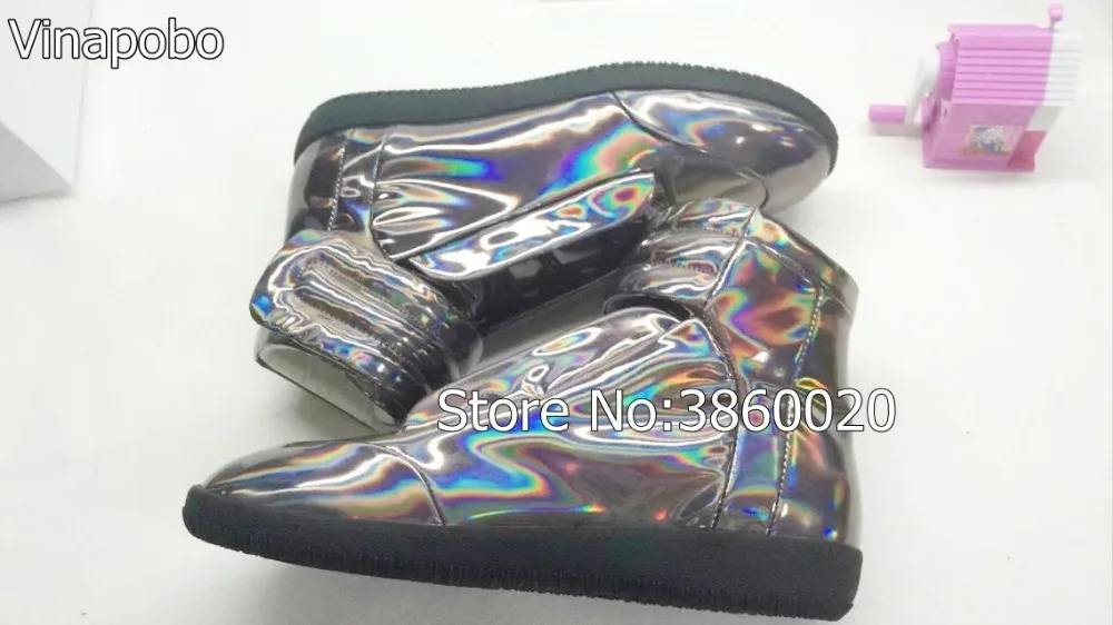 Туфли мужские кожаные с высоким верхом серебристые золотистые красные 38-46 -