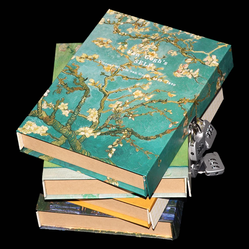 Дневник Meriyana с цветами пароль модный старинный бокс дневник замком записная