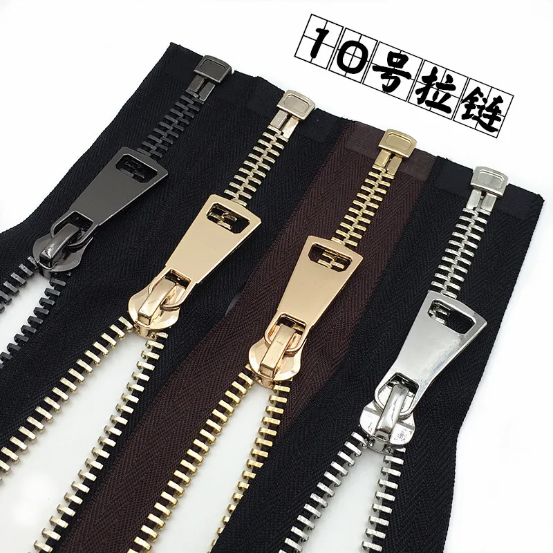 #10 большая молния для куртки пуховая куртка ветрозащитная ремонт 1 шт. 70 см черный