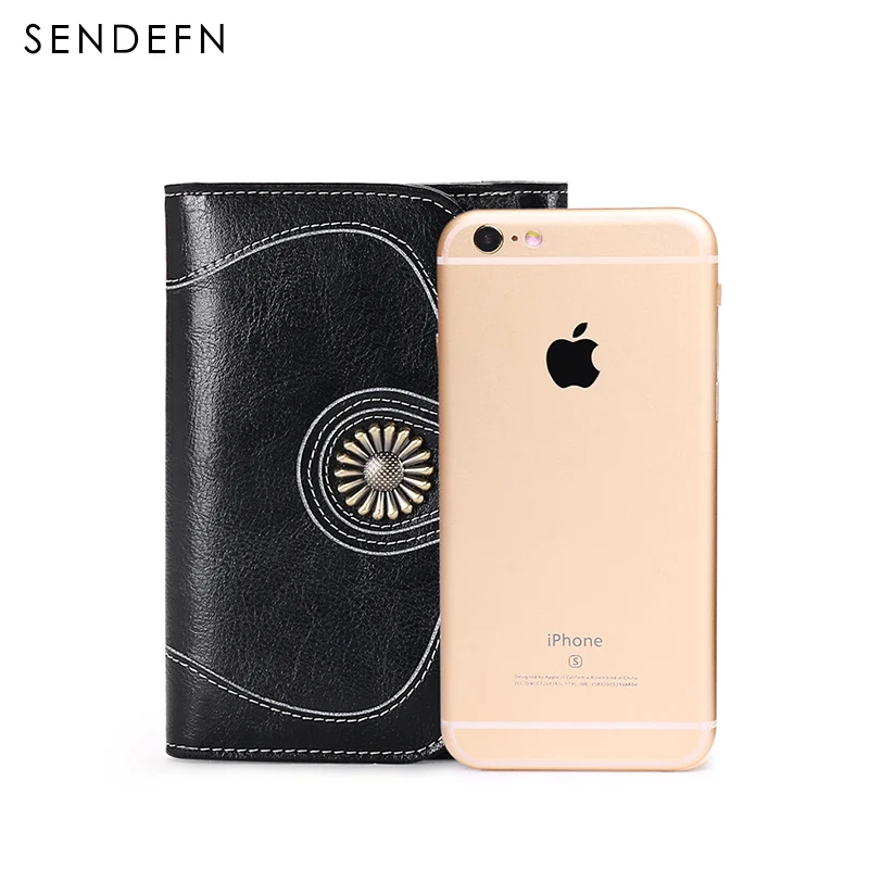 Новый фирменный женский кошелек SENDEFN для монет на молнии короткий Женский из