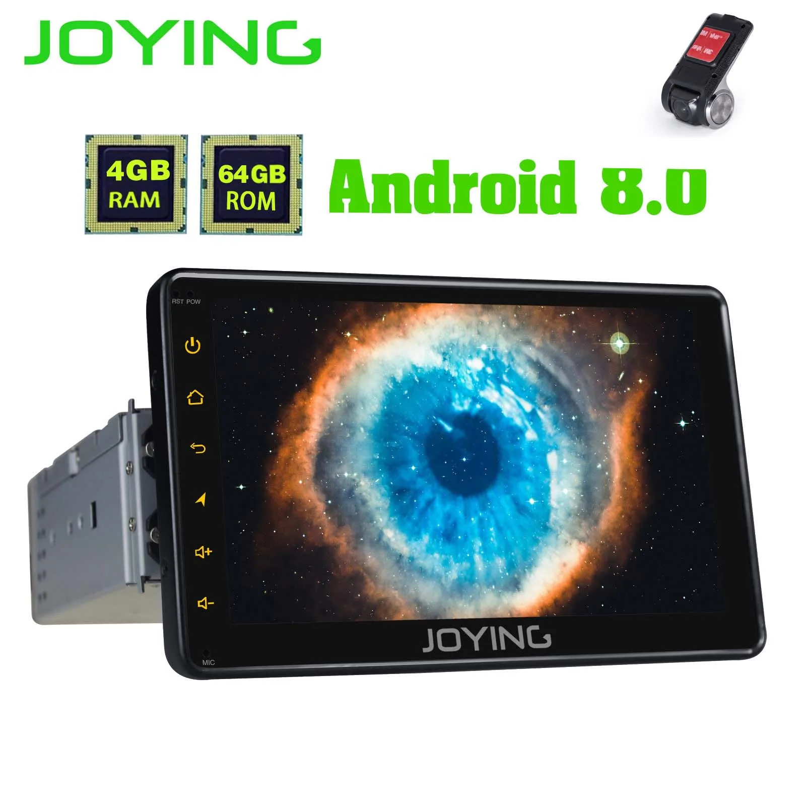 DVR Склад ЕС " дюймовый универсальный 64G rom Android аудио Радио 1 Din автомобильный мультимедийный плеер стерео Wifi+ DSP+ 4G Модем - Цвет: DVR