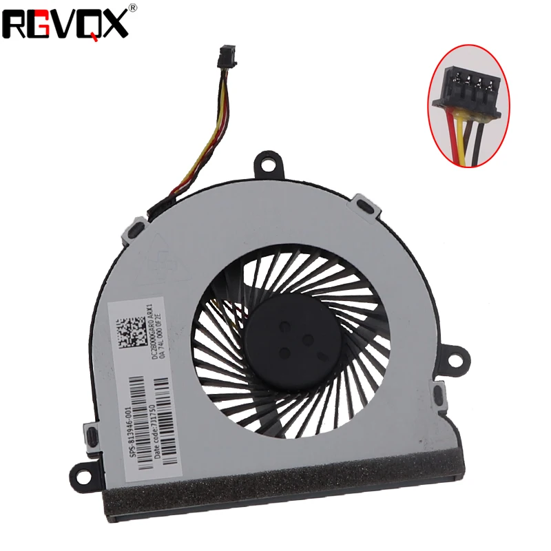 Фирменная Новинка вентилятор охлаждения ноутбука Ремонт Замена для HP 15-A 15-AC121DX QTP6