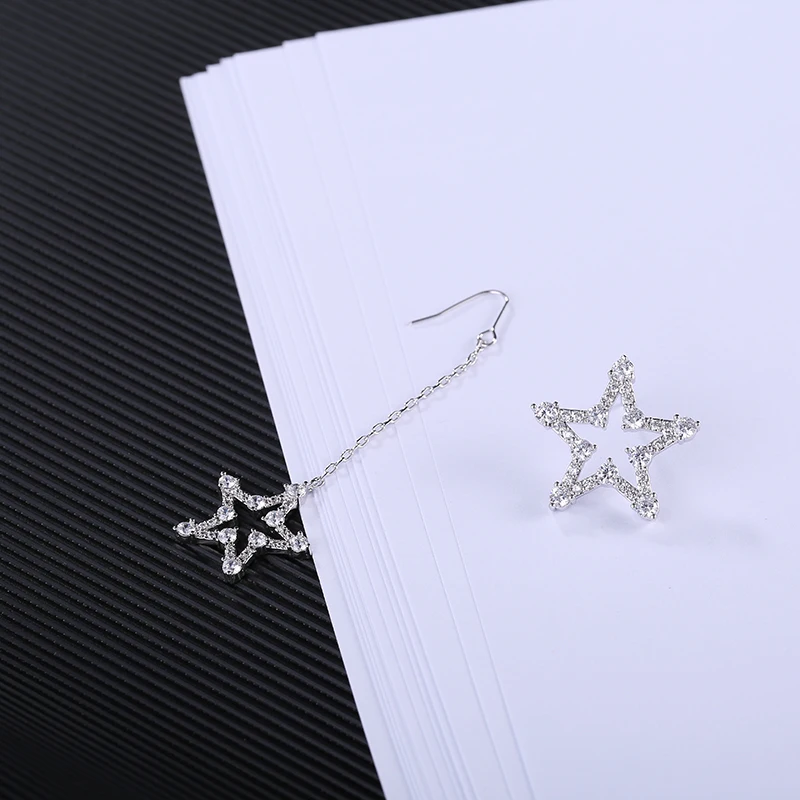 Новые длинные женские серьги GAOLA с прозрачными звеньями из кубического циркония