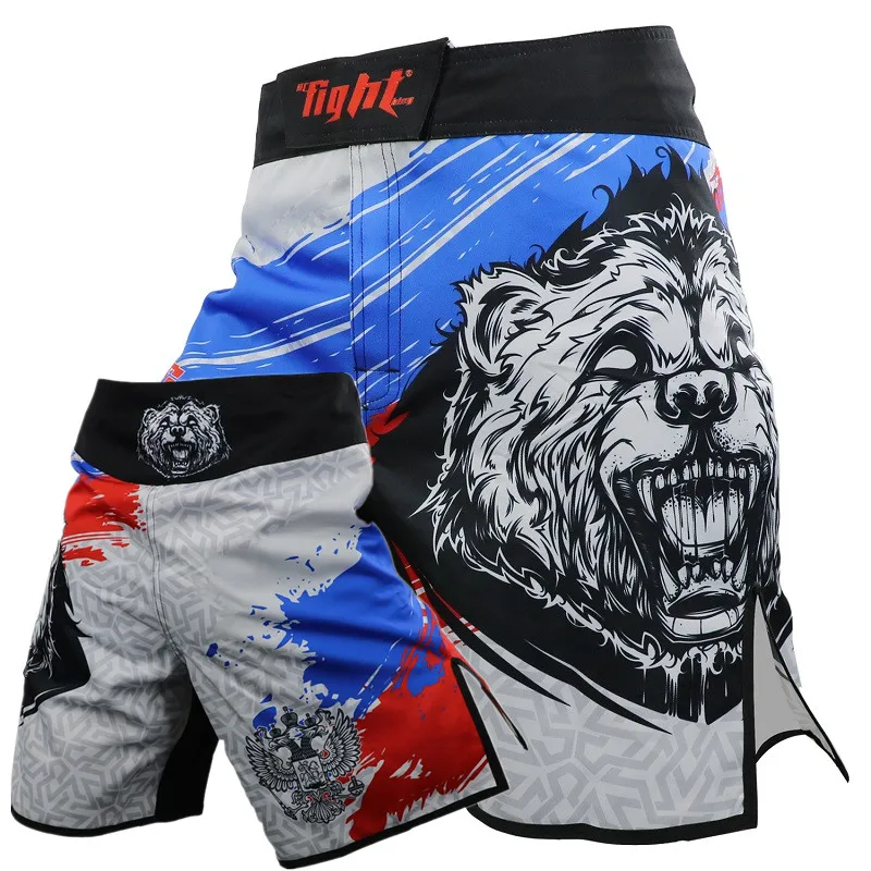 Муай Тай Бокс ММА фитнес тренировочные штаны Боксерские Шорты дешевые шорты для