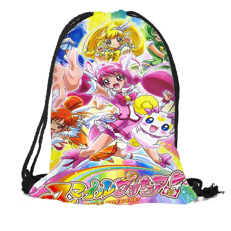 Изготовленный На Заказ улыбка Precure рюкзак сумка-мешок для путешествий пляжные