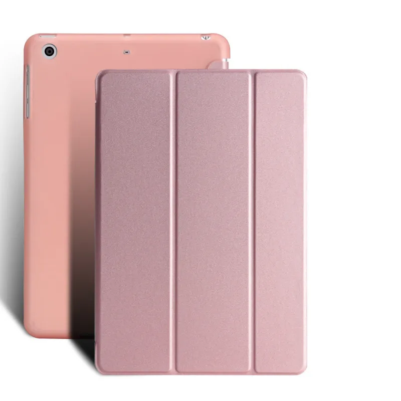 Чехол для Apple iPad Mini 1/2/3 силиконовая задняя крышка из ТПУ 3 откидная подставка