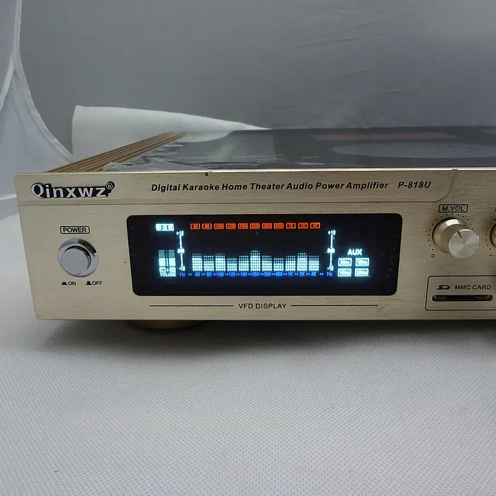 P 818U 400W HIFI 5 1 канальный домашний аудиоусилитель Kara OK профессиональный усилитель с