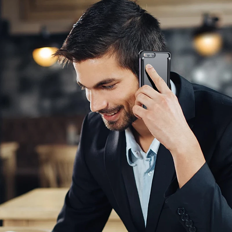 OATSBASF подушка безопасности металлический корпус чехол для Xiaomi Mi 6 индивидуальный
