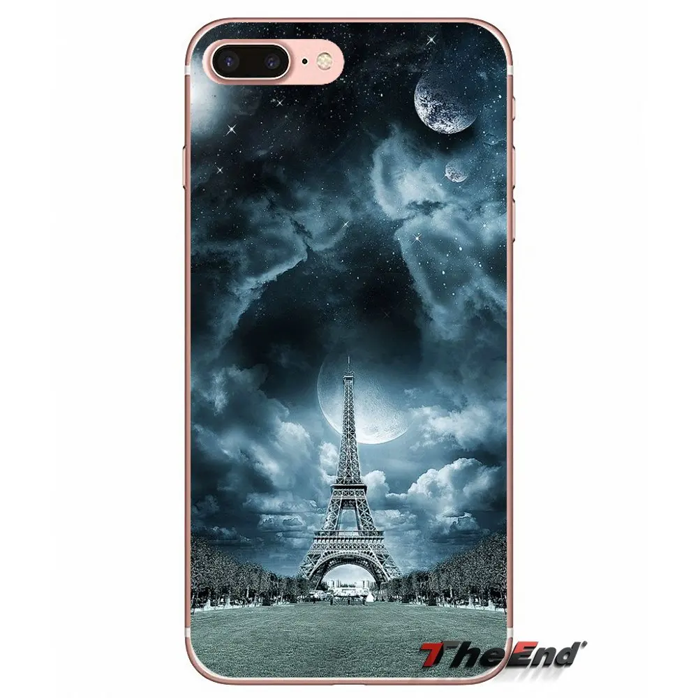 Мягкий чехол с Эйфелевой башней для Samsung Galaxy Note 3 4 5 Grand Core Prime S3 S4 S5 MINI S6 S7 edge S8 S9