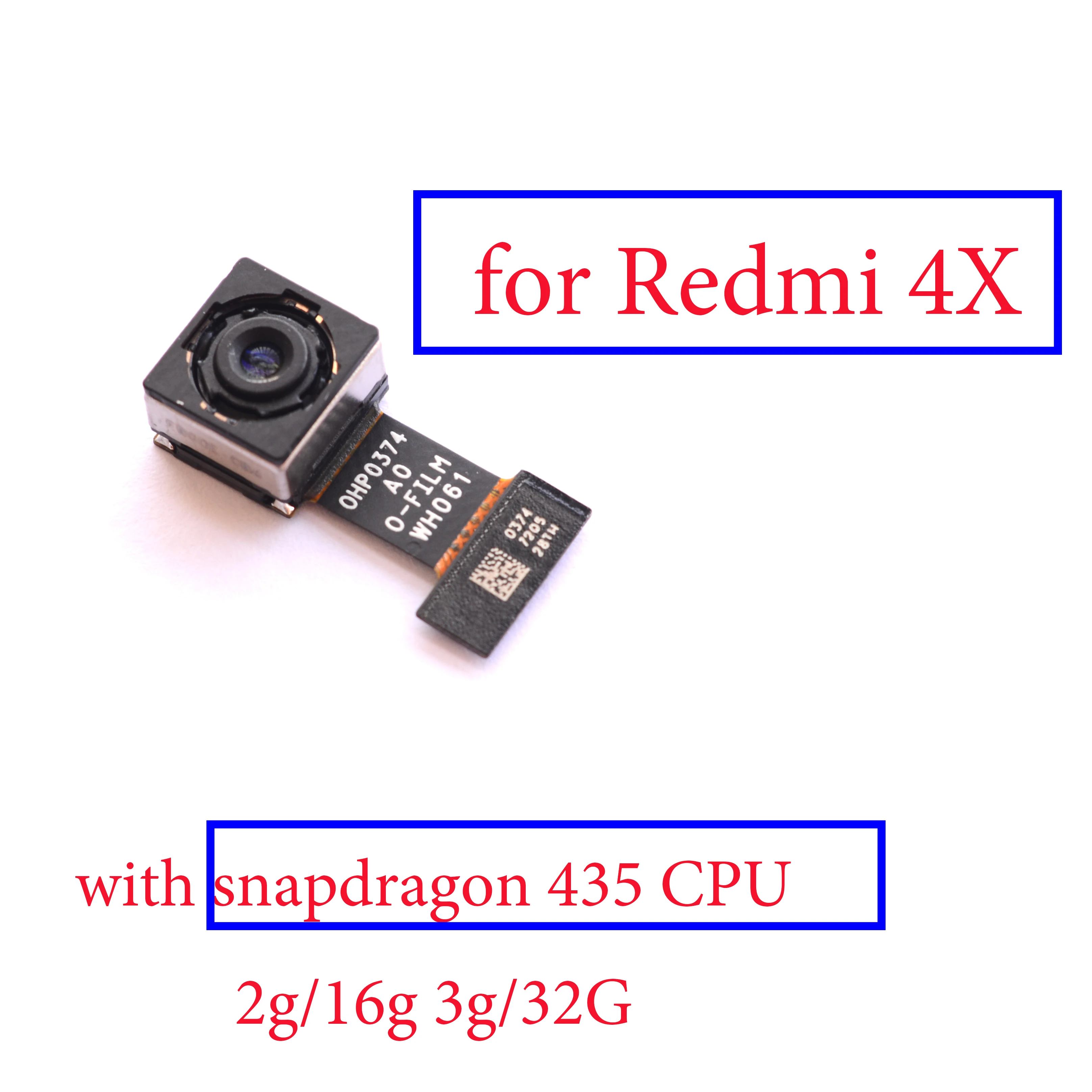 Модуль для задней камеры Xiaomi Redmi 4 Pro 4X 4A Note global MTK|flex cable|camera flex cablecamera |