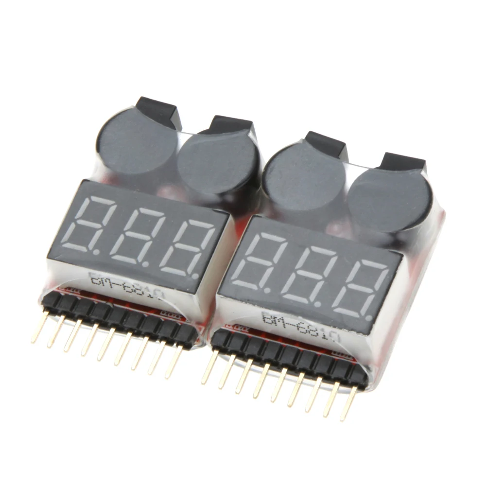 2 шт. 1 8 S индикатор RC Li Ion Lipo батарея тестер низкий зуммер напряжения