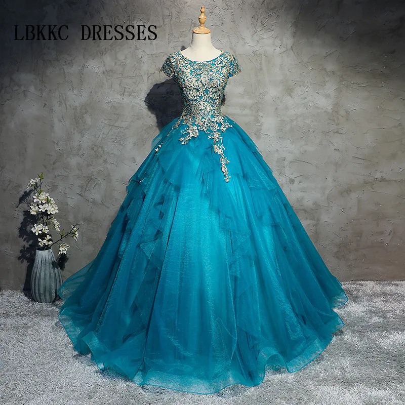

Blue Quinceanera Dresses Sweet 16 Dresses For 15 Years Ball Gown Lace Beaded Quinceanera Gowns Vestidos De 15 Anos