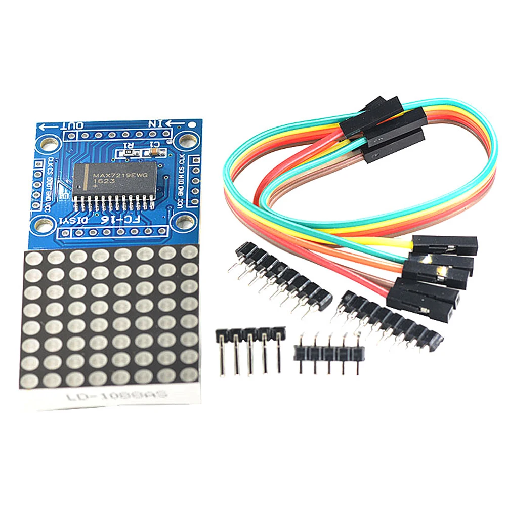 1 шт. W5100 Ethernet плата R3 ATMega328 16U2-4 в дисплей Max7219 MAX7219 Модуль для каскадных нескольких |