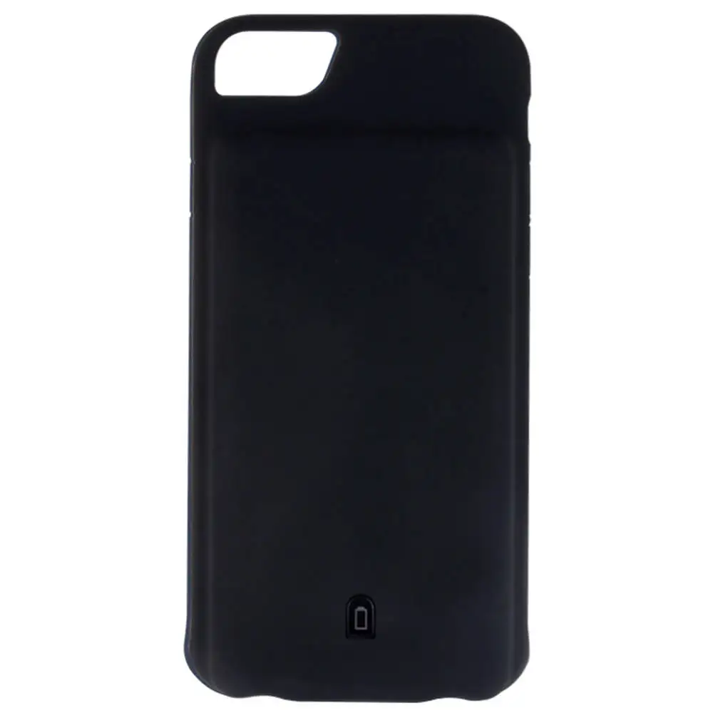 Black Чехол для Iphone 7, мягкий, умный, для Iphone 6S, 7, 8, чехол для зарядки, 4500 мА/ч, аудиовыход, чехол для Iphone 6, чехол для аккумулятора - Цвет: Black