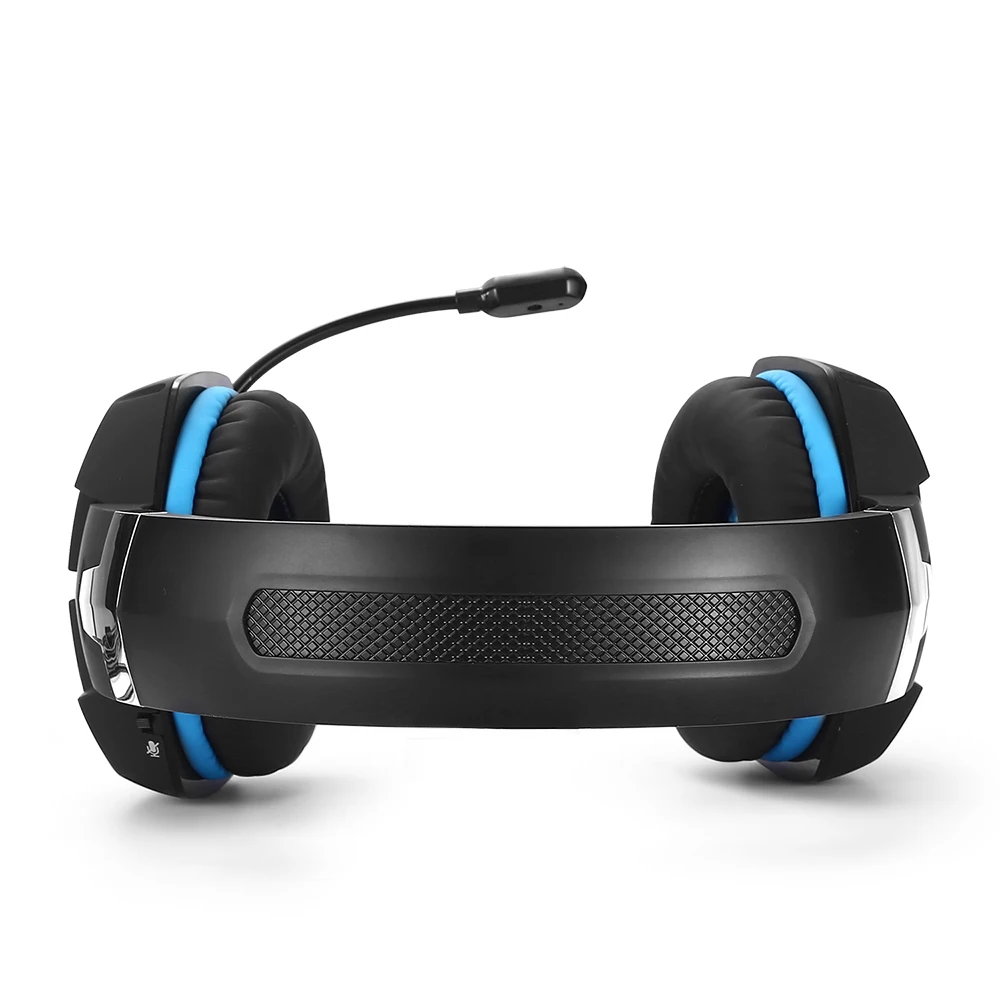Игровые наушники KOTION G1000 Игровые наушники для компьютера профессиональный проводной 3,5 мм светодиодный бас стерео гарнитура с микрофоном для портативных ПК Ps4 Pro