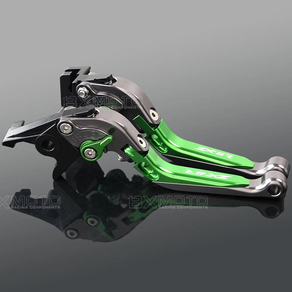 Для Kawasaki ZX6R ZX636 2007 2014 2015 2017 ZX636R ZX6RR 2000 2004 аксессуары для мотоциклов CNC Регулируемый