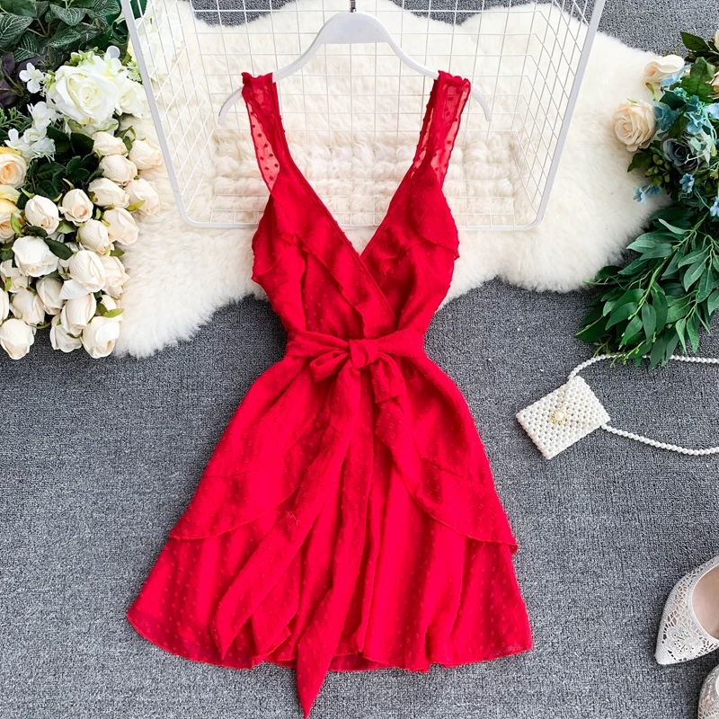 2019 новые модные женские платья Приморский Праздник платье v образным вырезом