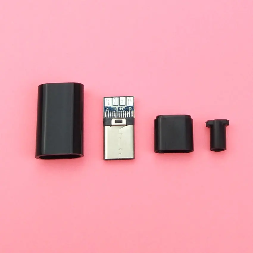 YuXi 2 комплекта USB 3 1 Type C Штекерный разъем сварочный Тип USB-C 4 в для печатной платы