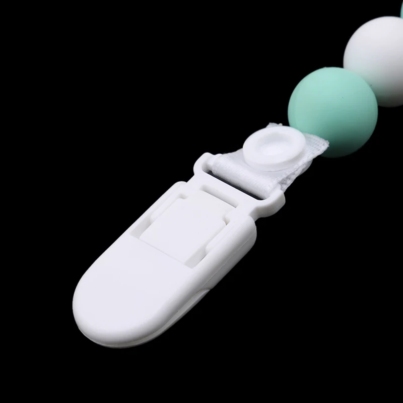 Забавная силиконовая цепочка для соски рандомная детской розы Цветочная бусина