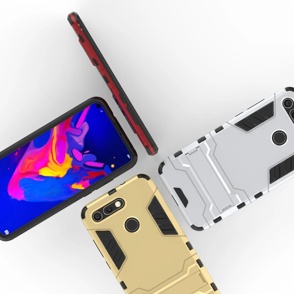 Вид 20 10 чехол для huawei Honor V20 V10 6X V9 8 6c Pro 9 5A 7 Lite Холли 4 Y6II основа комбинированная