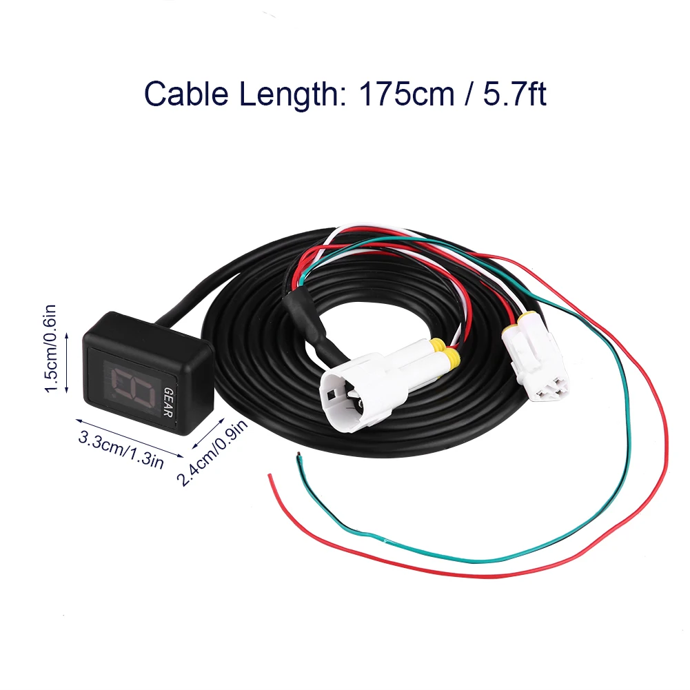 Мотоцикл ECU Plug Mount 6 скоростей цифровой индикатор шестерни дисплей для Yamaha FZ 16 S FZ400