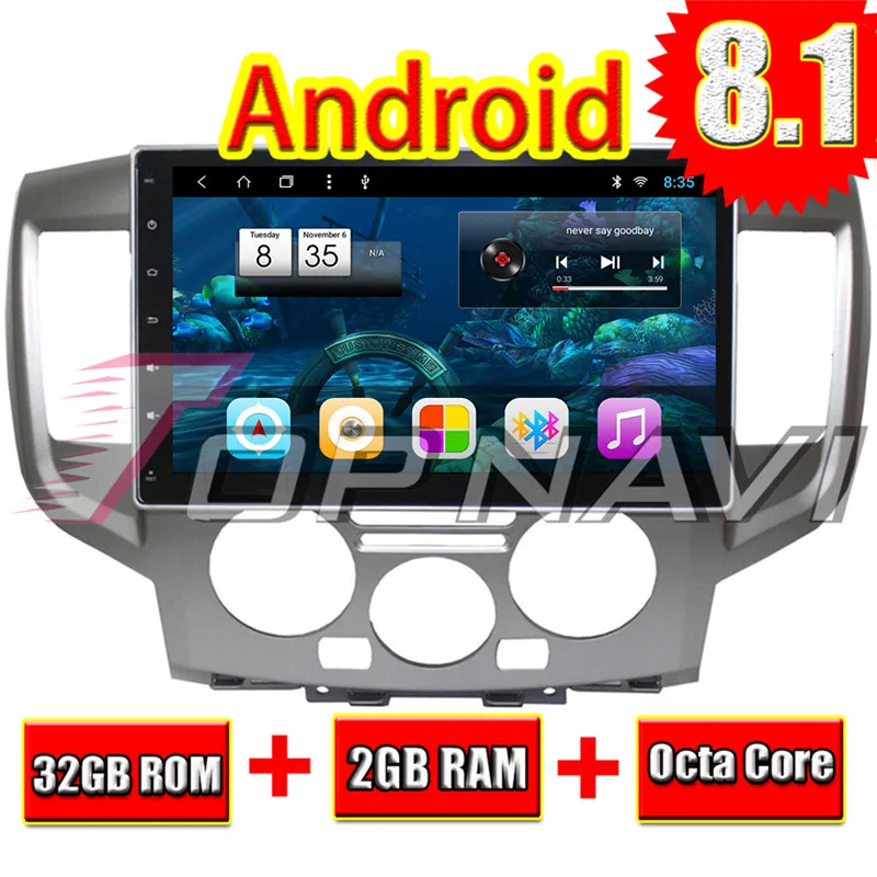 Авто навигация для Nissan NV200 2010 2011 2012 2013 2014 2015 Android 8 1 10 Topnavi автомобильный Радио тюнер