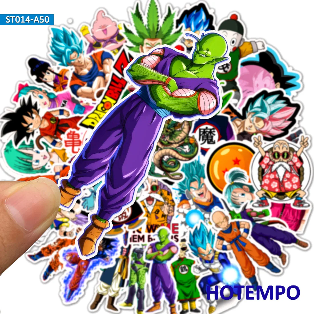 50 шт. не повторяющиеся аниме наклейки Goku Dragon Ball DIY мобильный телефон ноутбук чемодан гитара скейтборд наклейка наклейки