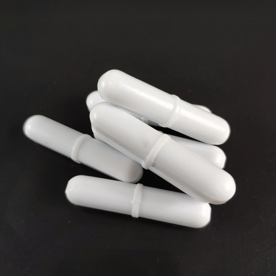 

B9*56 MM 3pcs PTFE Magnetic Stirrer Mixer Stir Bar with Pivot Ring White Color