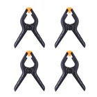 4 шт.лот 2-дюймовые A-образные пластиковые нейлоновые зажимы для деревообработки, пружинный зажим для фотостудии, зажим для грамм, инструменты для творчества, Потёртость