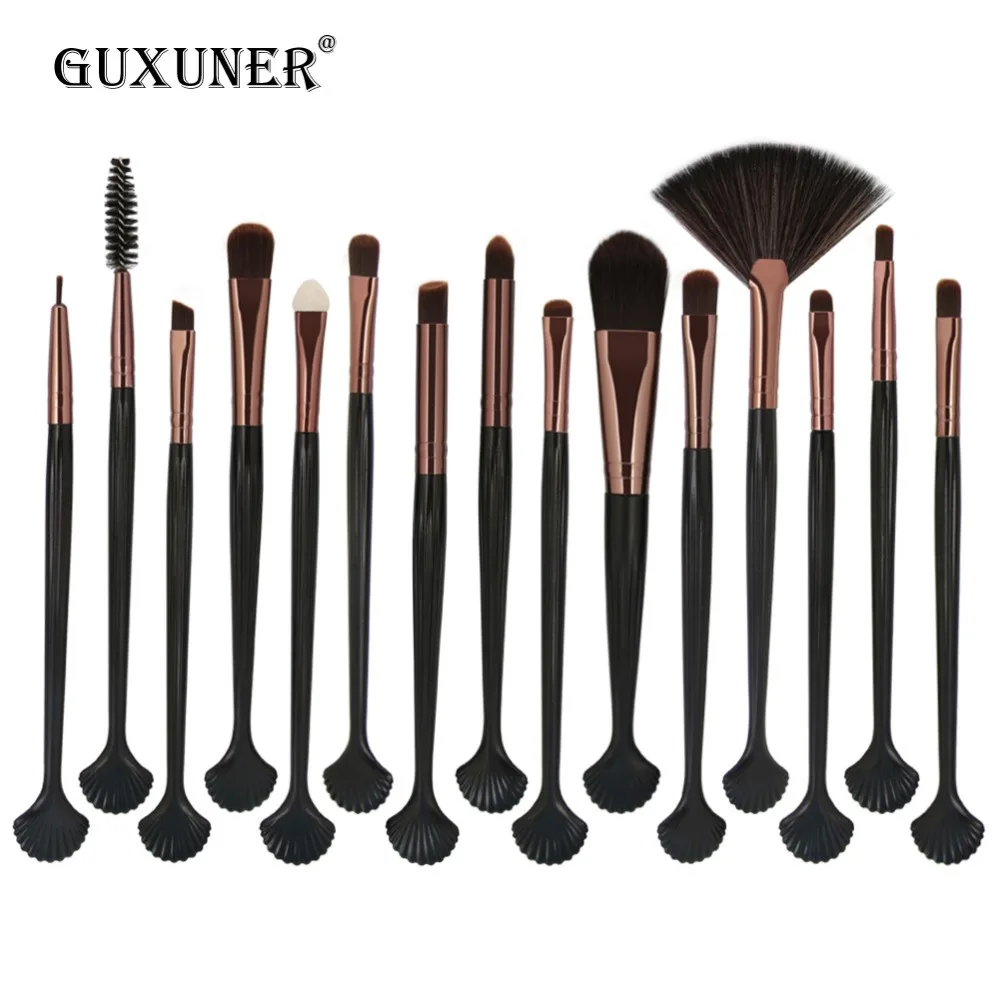 GUXUNER 6/10/15 шт. основа набор кистей для макияжа Мощность тени бровей губ корректор