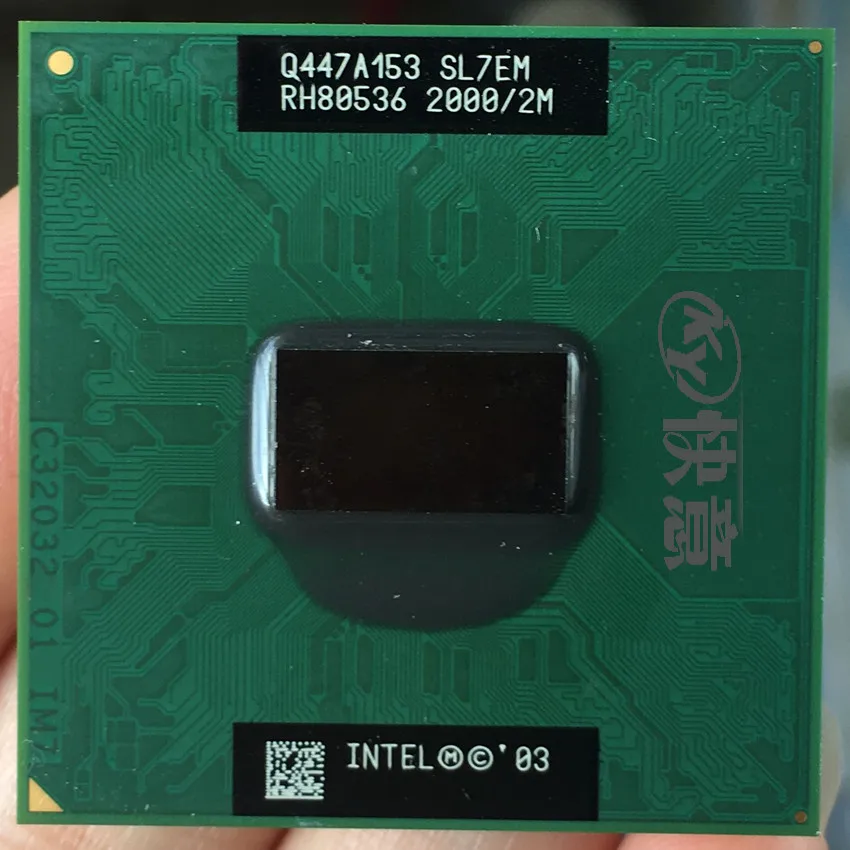 Оригинальный ноутбук Intel Pentium M 755 процессор PM755 2 0G 2M SL7EM|Процессоры| |