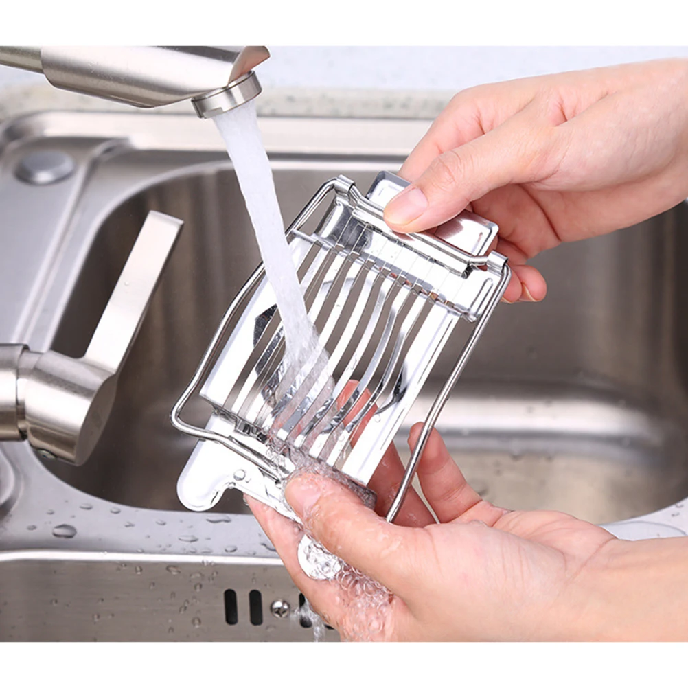 Durable Stainless Steel Egg Slicer with Cutting Wires Multifunctional Boiled Soft Food | Дом и сад