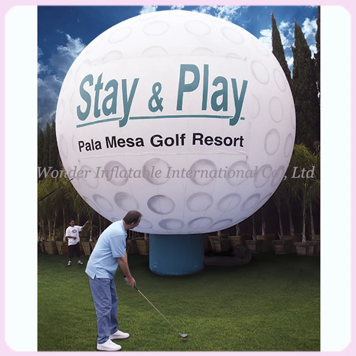 

2015 Hot sale 4M giant inflatable golf ball for advertising