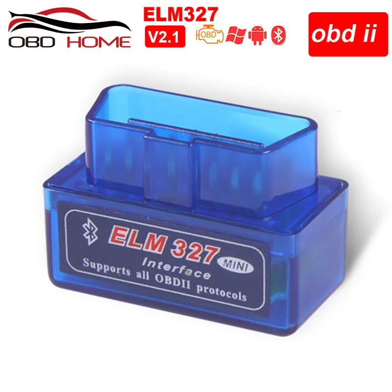 OBD2 автомобильные аксессуары Mini elm327 Bluetooth OBD2 V1.5 V2.1 Elm 327 в 1,5 OBD 2 Автомобильный диагностический инструмент сканер Elm-327 адаптер OBDII